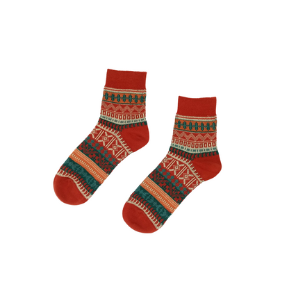 Malaita Sock Low Ankle Socks - Red