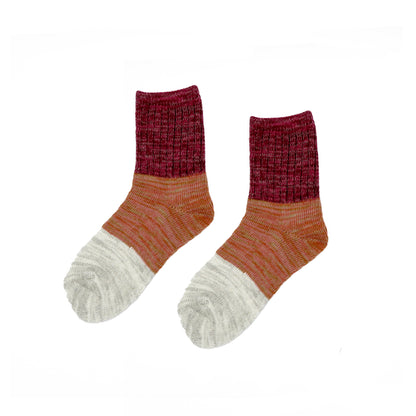 Mixed Color Ankle Socks - Pink Comfysocks