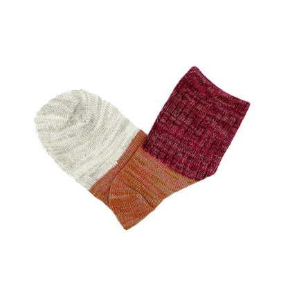 Mixed Color Ankle Socks - Pink Comfysocks