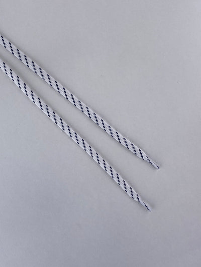 BLUE & WHITE DOUBLE FIBER SHOELACES - SAILOR 【MADE IN JAPAN】 Lacraft