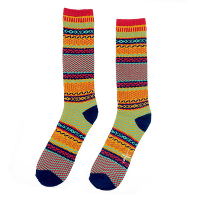 aka tribal socks - red tribal pattern socks Comfysocks 