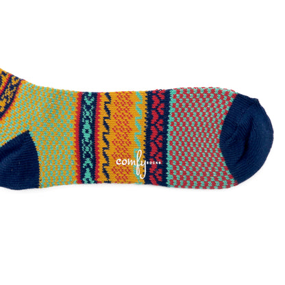 aka tribal socks - red tribal pattern socks Comfysocks 