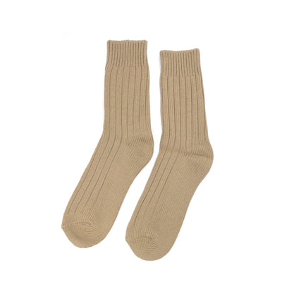 Alfred knitted socks camel color - Comfysocks