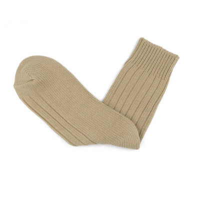 Alfred knitted socks camel color - Comfysocks