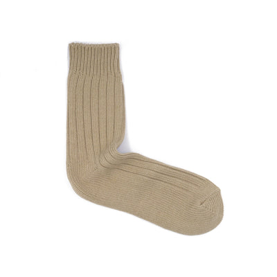 Alfred knitted socks camel color - Comfysocks