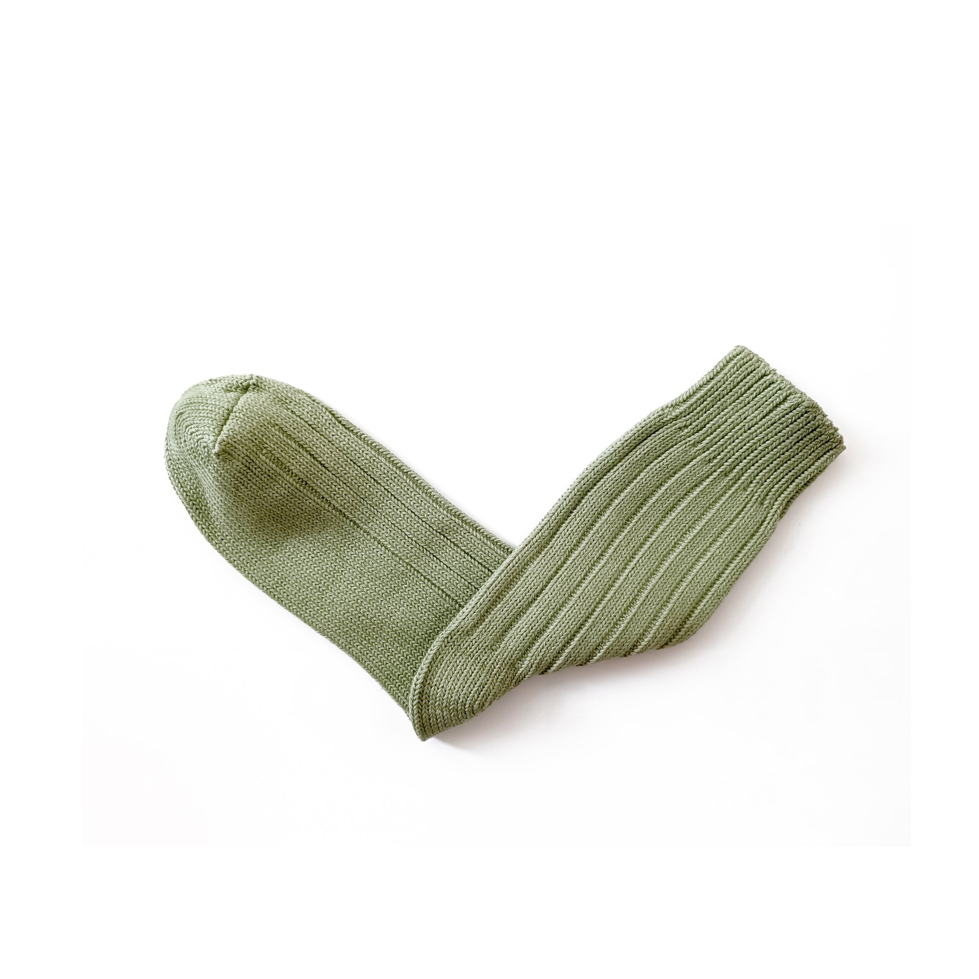 alfred knitted socks - matcha color comfysocks