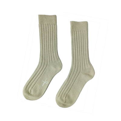 alfred knitted socks mist green color Comfysocks