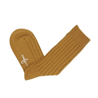 Alfred knitted Mustard Socks Comfysocks