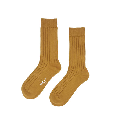 alfred knitted mustard socks Comfysocks