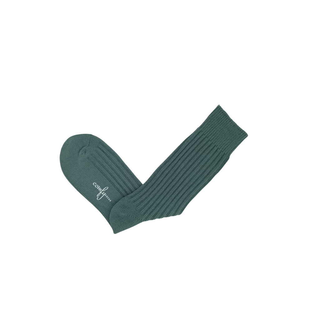 alfred knitted teal socks