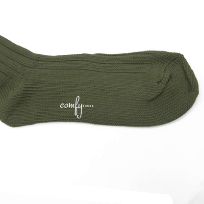 alfred knitted green socks Comfysocks