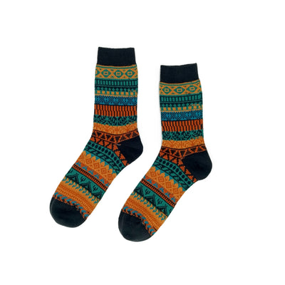 Arrca black pattern colorful socks Comfysocks