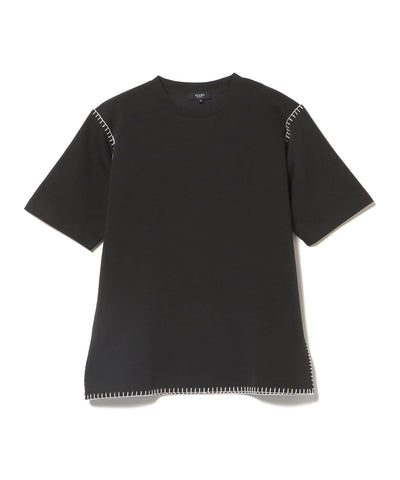 BEAMS HEART Hand-Stitched Blanket Seam Tee | Subtle but standout Shirt