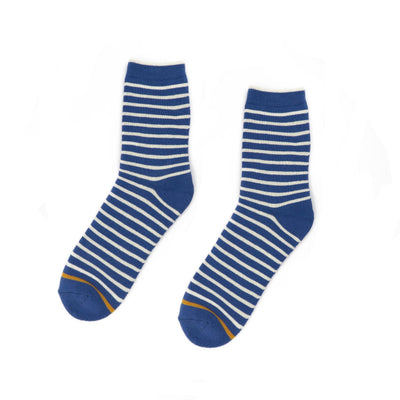 thick japanese blue socks front comfysocks