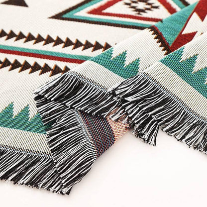 bohemian tribal pattern blanket