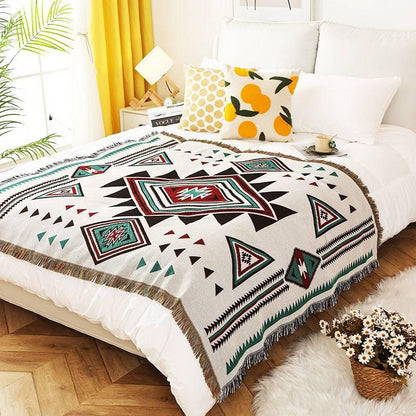 bohemian tribal pattern blanket