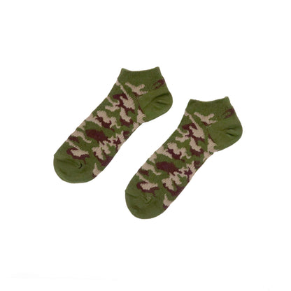 camo green ankle low socks Comfysocks