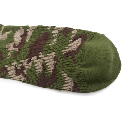 camo green ankle low socks Comfysocks