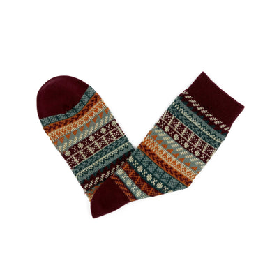 carousel brown socks comfysocks