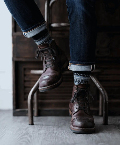 carousel black socks with boots comfysocks