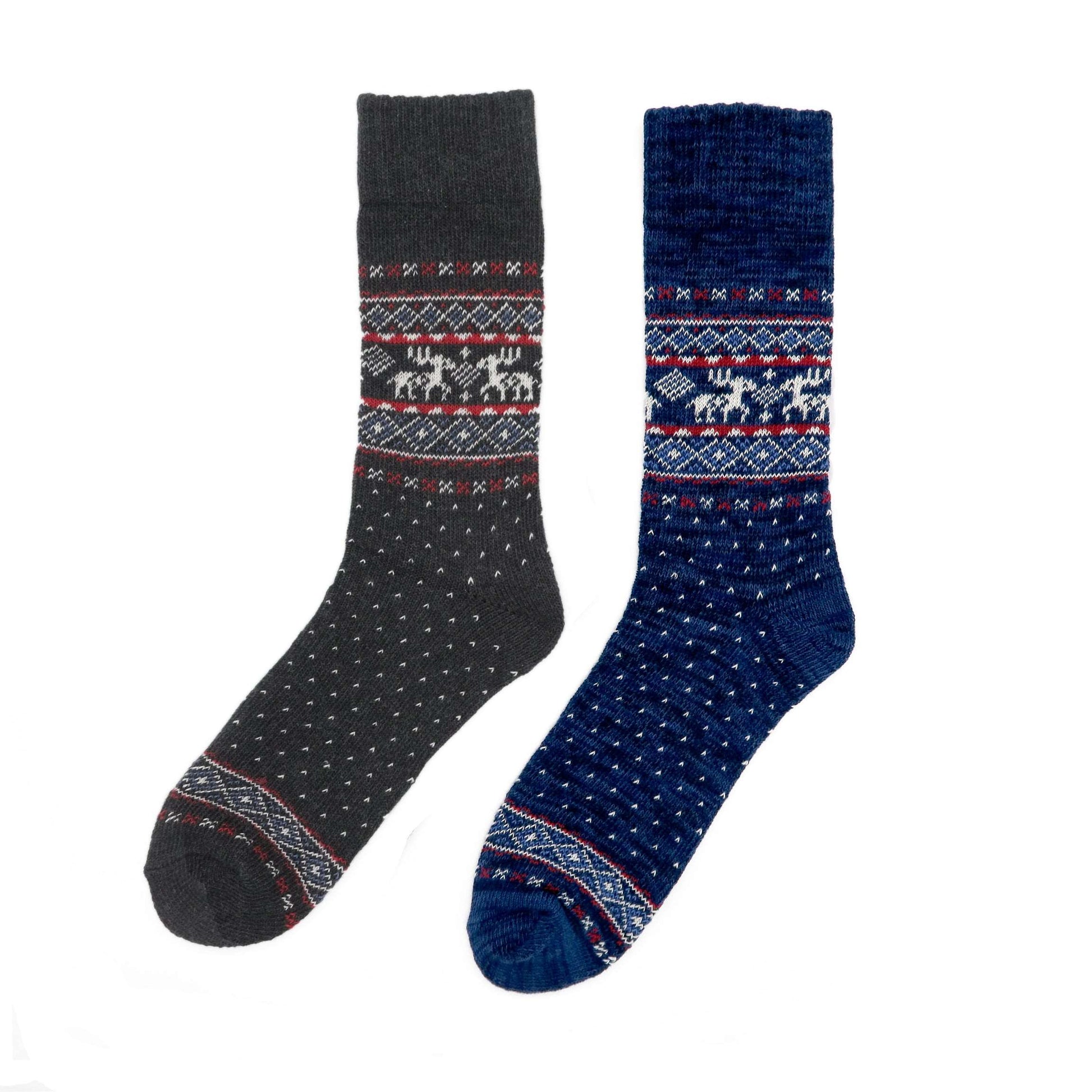 Christmas deer pattern nordic sock
