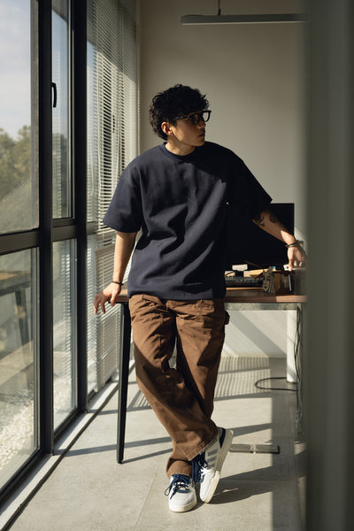 distressed retro pants browm- Comfyscks