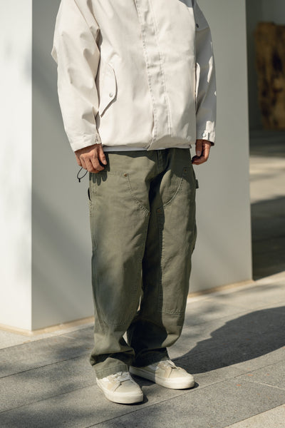 distressed retro pants green- Comfyscks