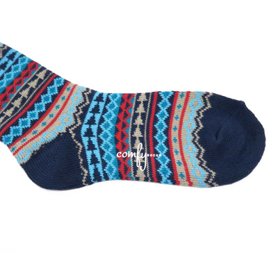 dylan navy tribal pattern Comfysocks