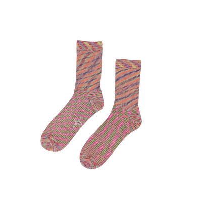ember twist sakura pop pink socks