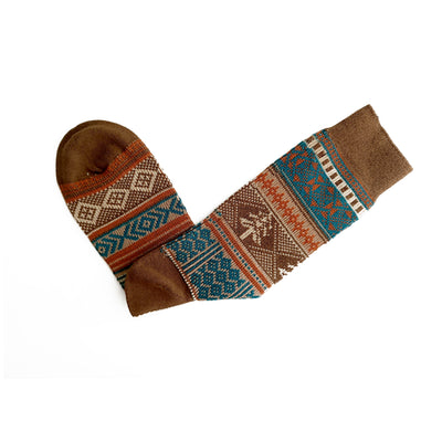 Fumi Brown Socks - Comfysocks