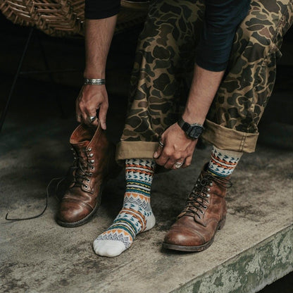 geometric-tribal-socks
