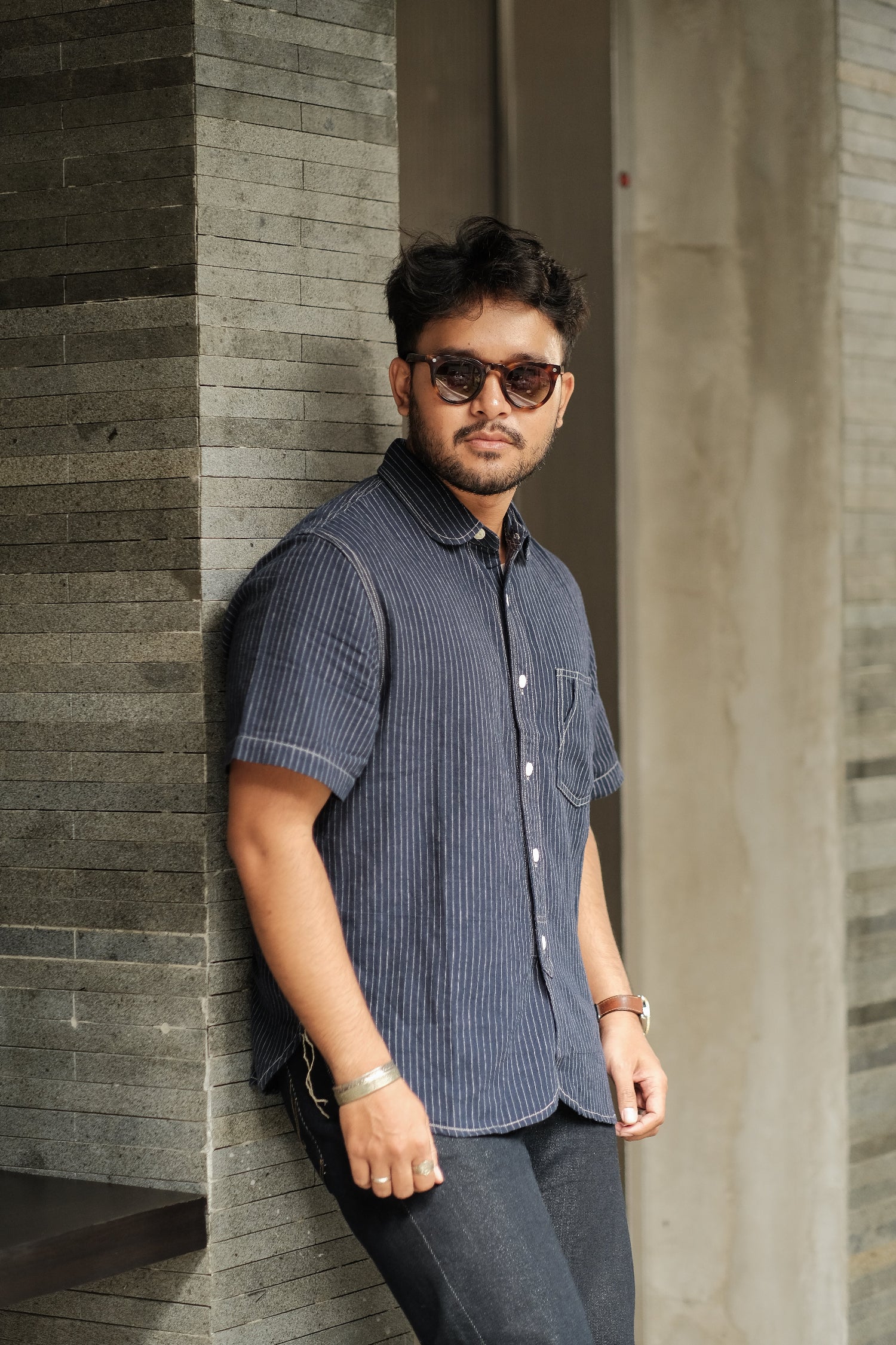 hikari japanese stripe workshirt comfysocks