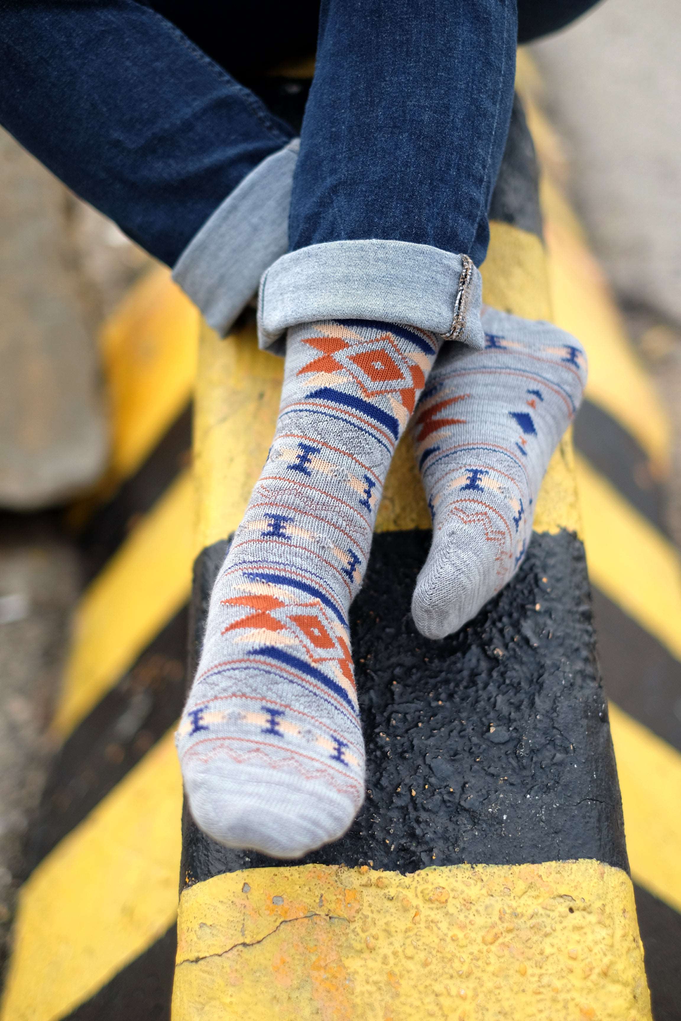 Indiana Mystery Sock - Grey