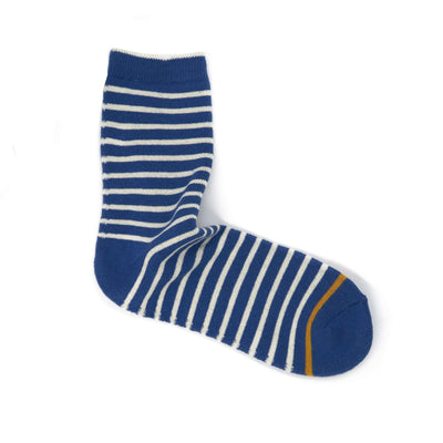 japanese blue stripe socks, thick comfysocks