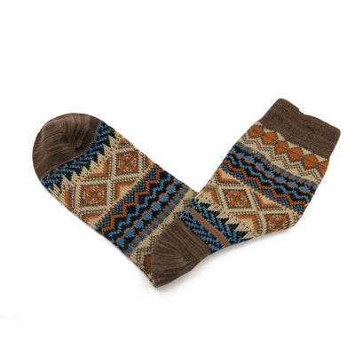kanazawa brown tribal socks Comfysocks