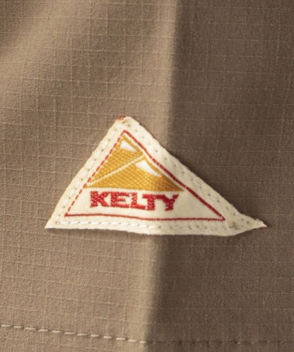 KELTY Multi-Pocket Short Sleeve Shirt - Beige