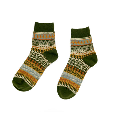 Malaita green - low ankle socks