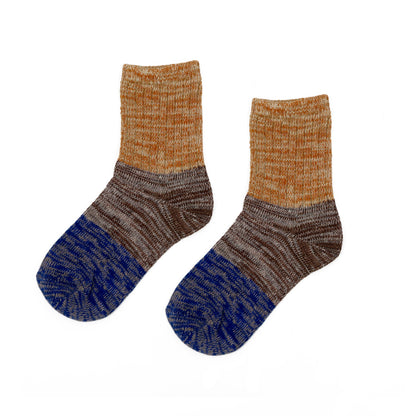 Mixed Color Ankle Socks - Orange Comfysocks