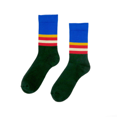 old school striped sock