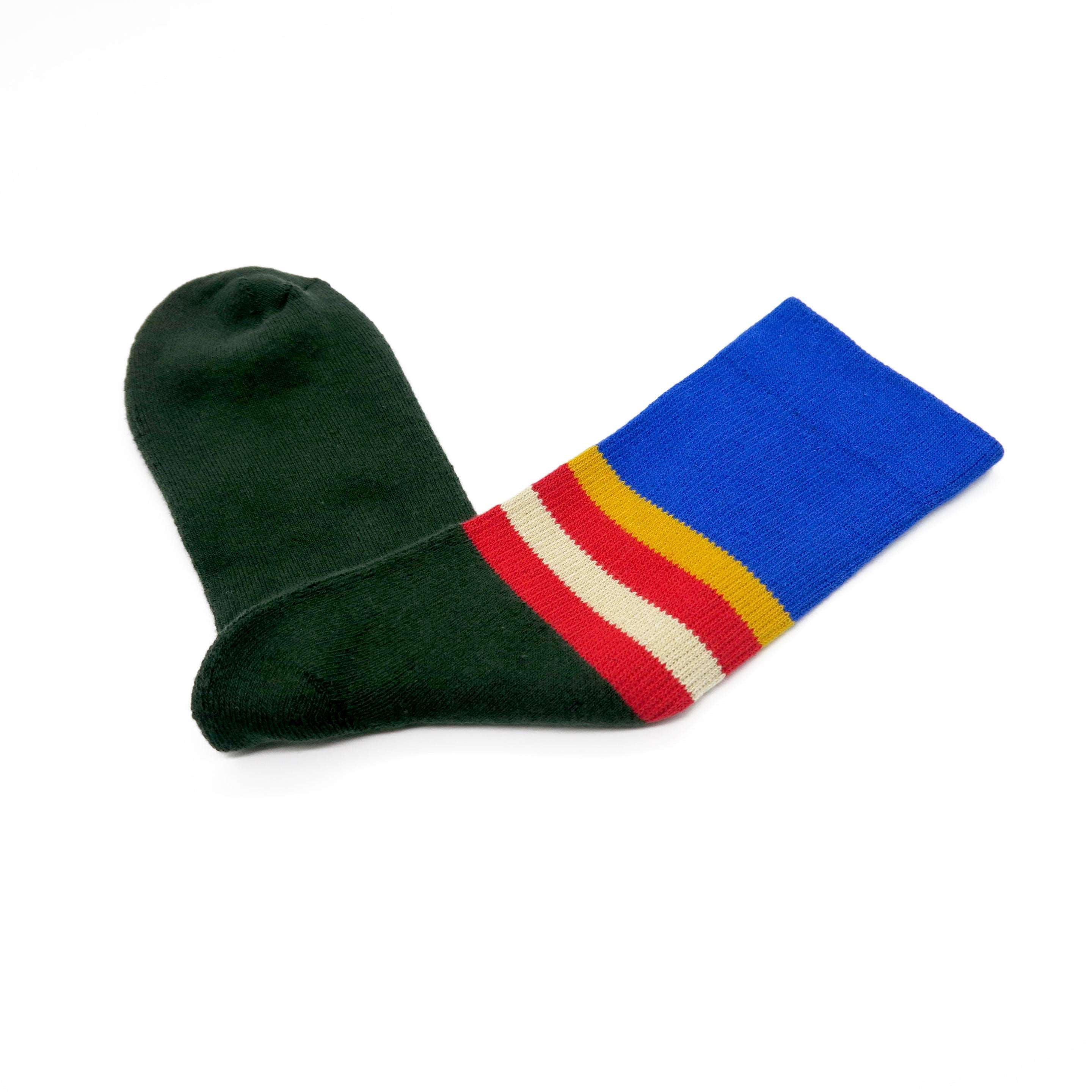 old school striped sock