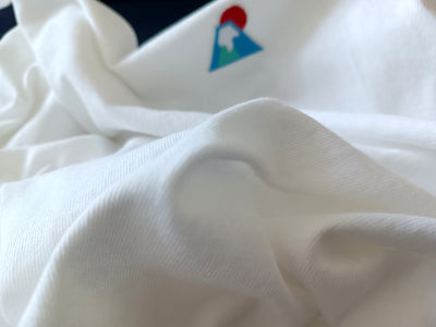 Mt Fuji Embroidery Unisex Crew T shirt Comfysocks