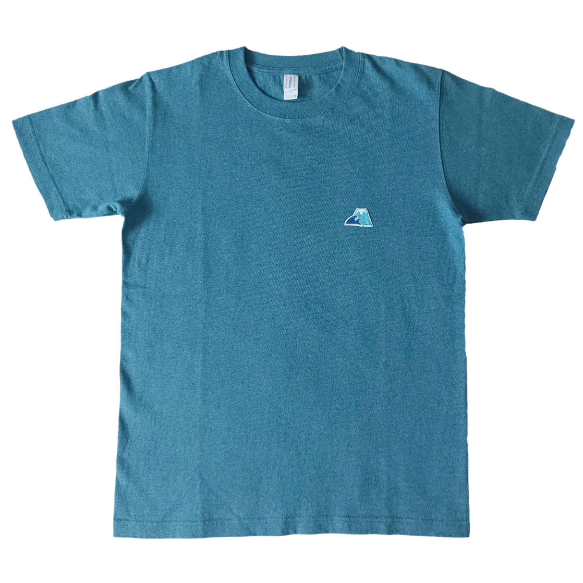 Mt Fui wave indigo shirt