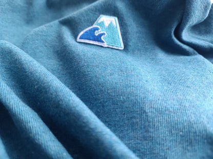 Mt Fui wave indigo shirt
