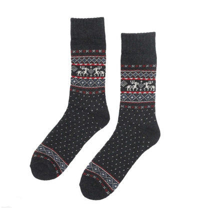 Christmas deer pattern nordic sock