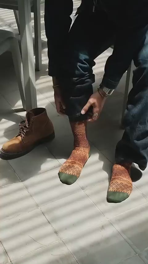 Fatima Socks - Dark Green
