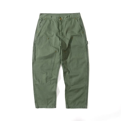 retro cargo army green pants  - Comfysocks