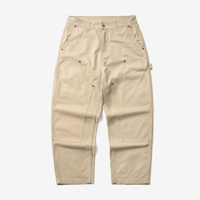 retro cargo beige pants  - Comfysocks
