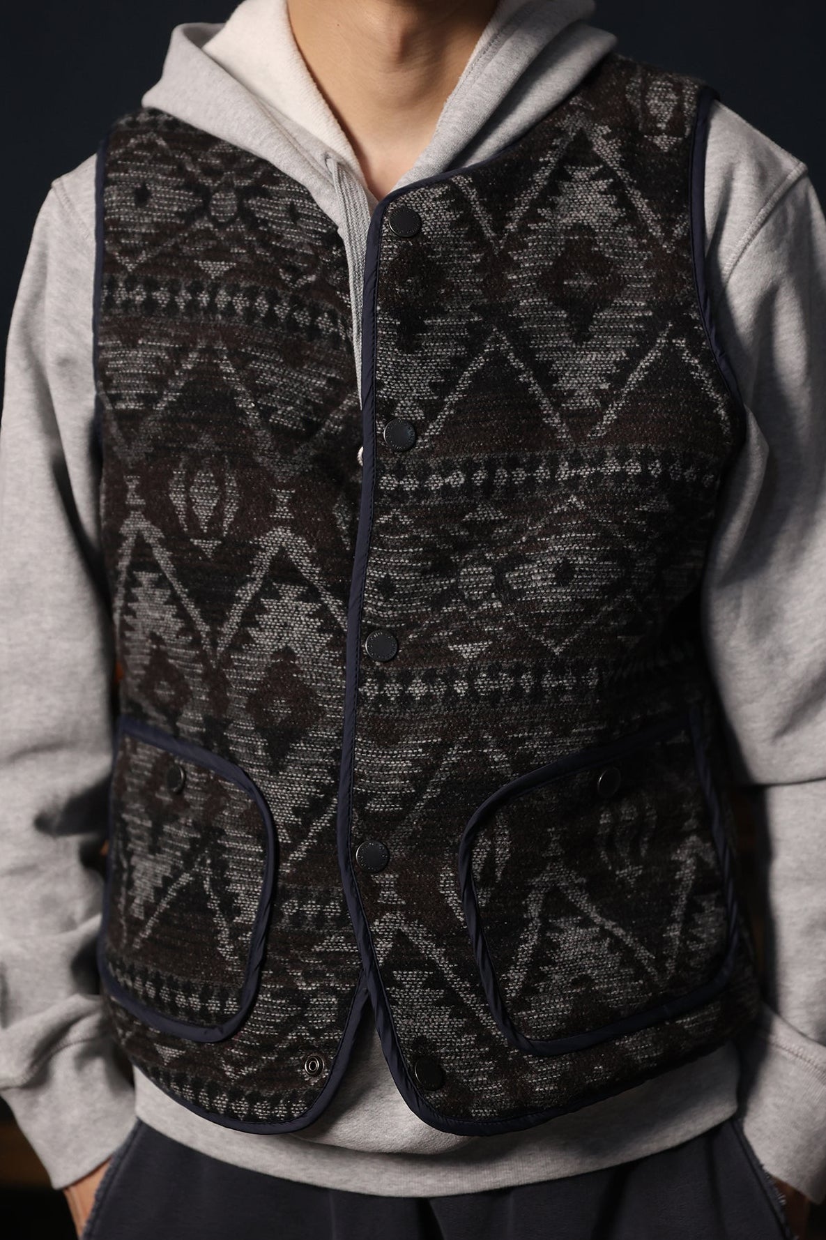 トップス 1990's GRIFFIN Laundry reversible vest 1990s GRIFFIN Laundry reversible vest