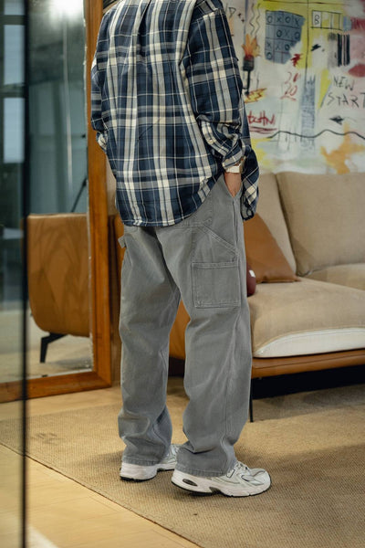 Vintage washed cargo pants