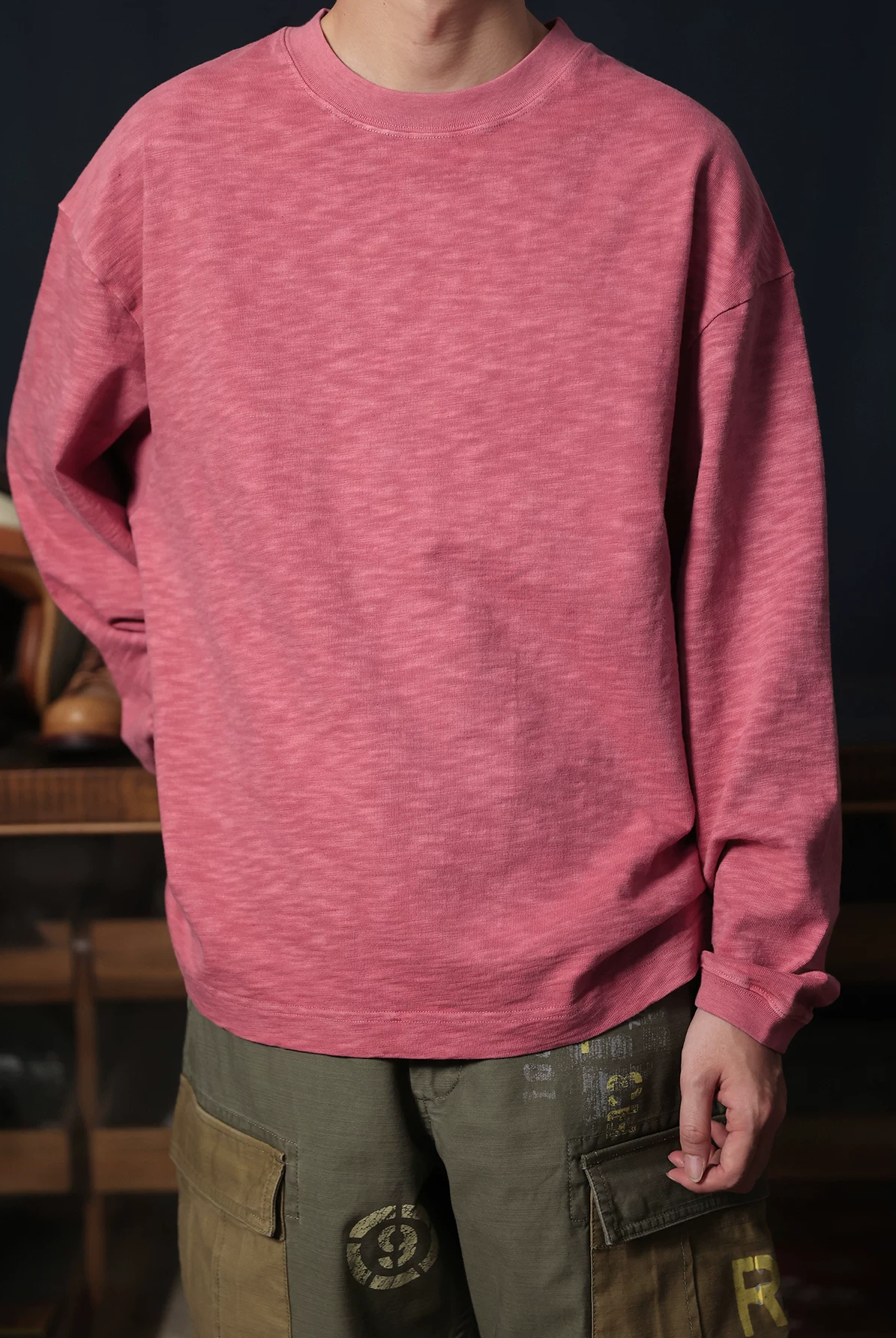 Vintage Washed Crewneck - Rose